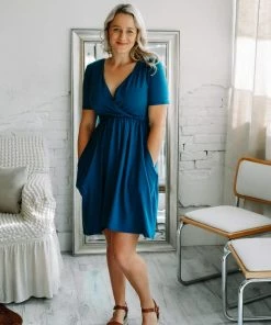 Zenana Grace'd Brushed Dress Apparel