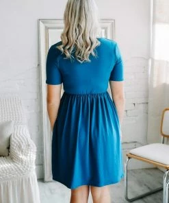 Zenana Grace'd Brushed Dress Apparel