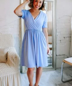 Zenana Grace'd Brushed Dress Apparel