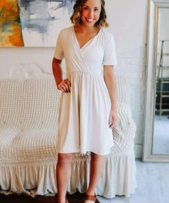 Zenana Grace'd Brushed Dress Apparel