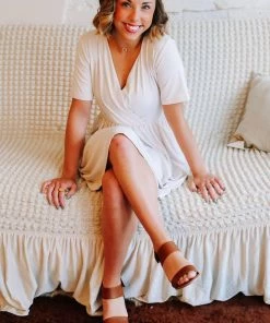 Zenana Grace'd Brushed Dress Apparel