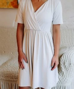 Zenana Grace'd Brushed Dress Apparel