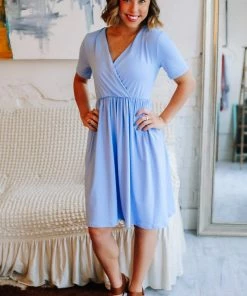 Zenana Grace'd Brushed Dress Apparel