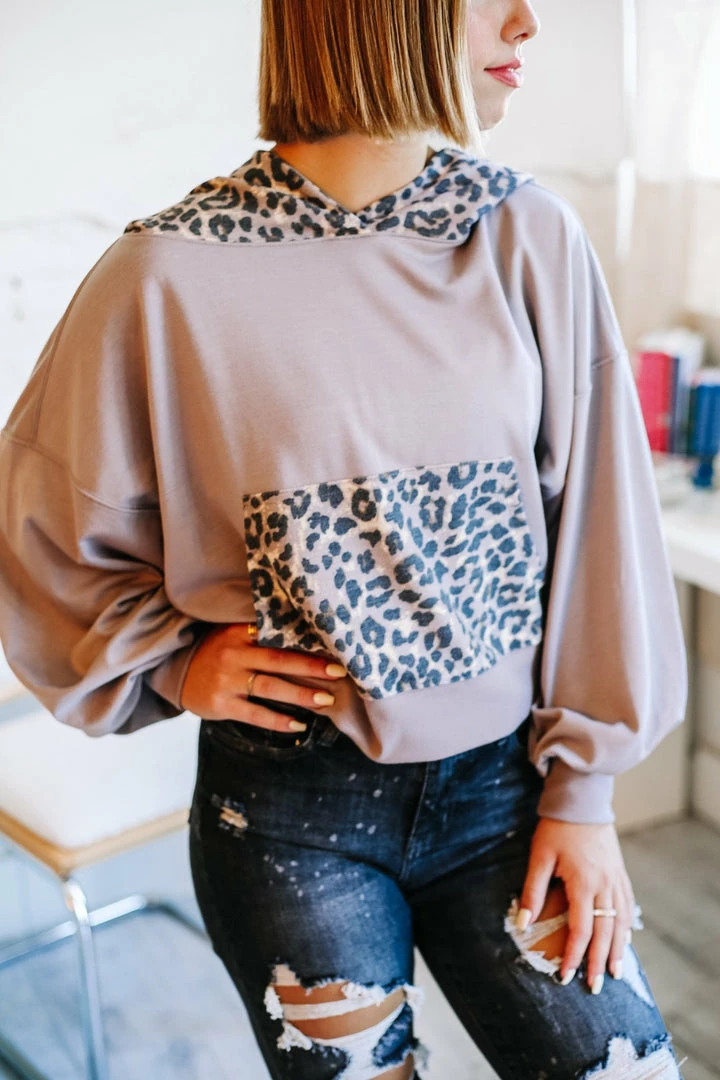 Zenana Friends For Life. Tan Leopard Hoodie 3 Zenana Friends For Life. Tan Leopard Hoodie