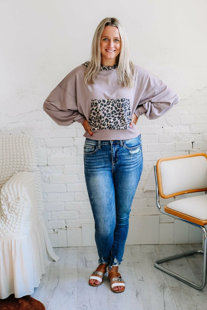 Zenana Friends For Life. Tan Leopard Hoodie 4 Zenana Friends For Life. Tan Leopard Hoodie