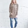 Zenana Leopard Print Hoodie (Tan & Grey) (GHG-L)