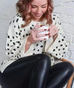 Zenana Pebble Faux Leather Leggings