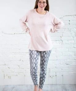 Zenana Trousers + Leggings + Denim Premium Microfiber Snake Skin Leggings 9 Zenana Trousers + Leggings + Denim Premium Microfiber Snake Skin Leggings