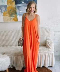 Zenana Dresses + Skirts + Jumpsuits Elizabeth Jane Maxi Dress