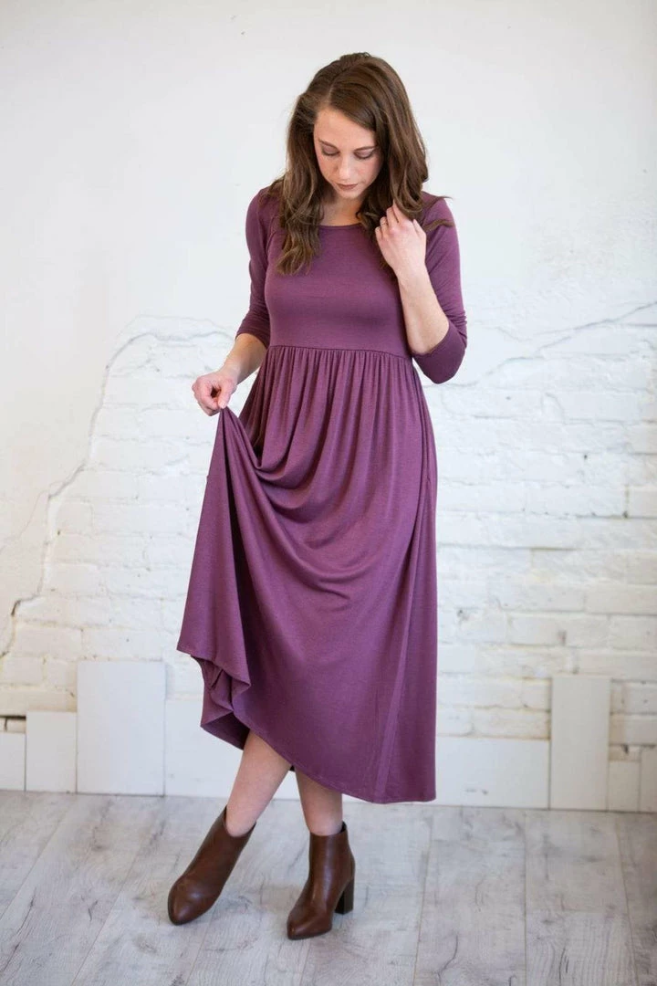 Zenana Kennedy Pleat Midi Dress Apparel 1 Zenana Kennedy Pleat Midi Dress Apparel