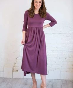 Zenana Kennedy Pleat Midi Dress Apparel