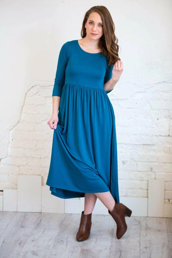 Zenana Kennedy Pleat Midi Dress Apparel 4 Zenana Kennedy Pleat Midi Dress Apparel