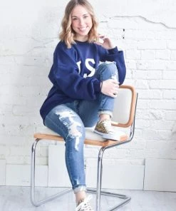 Zenana Comfy USA Sweatshirt 16 Zenana Comfy USA Sweatshirt