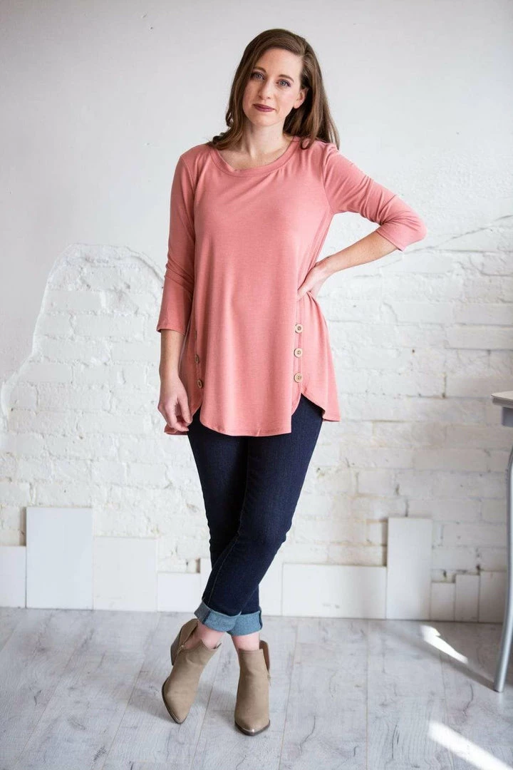 Zenana Tops Delilah Dolphin Hem Top 3 Zenana Tops Delilah Dolphin Hem Top