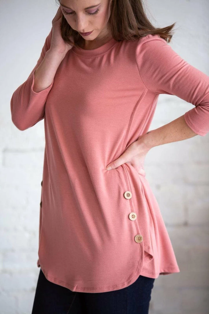 Zenana Tops Delilah Dolphin Hem Top 6 Zenana Tops Delilah Dolphin Hem Top