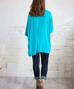 Zenana Tops Etta Pocket Luxe Tee