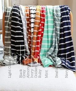 Zenana Apparel Laurel Stripe V-Neck 36 Zenana Apparel Laurel Stripe V-Neck