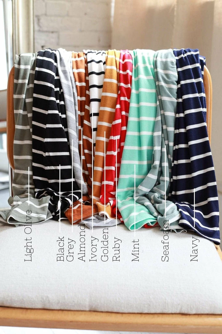 Zenana Apparel Laurel Stripe V-Neck 7 Zenana Apparel Laurel Stripe V-Neck