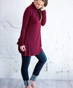 Zenana Long Sleeve Mock Neck Top 16 Zenana Long Sleeve Mock Neck Top