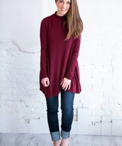 Zenana Long Sleeve Mock Neck Top 18 Zenana Long Sleeve Mock Neck Top