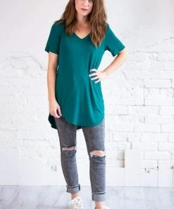 Zenana Luxe Short Sleeve V-Neck 13 Zenana Luxe Short Sleeve V-Neck