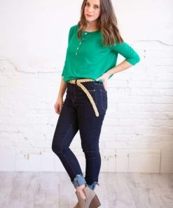 Zenana Tops Vermont Button Down Top
