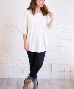 Zenana Tops Vermont Button Down Top