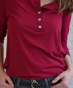 Zenana Tops Vermont Button Down Top