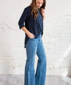 Zenana Tops Vermont Button Down Top